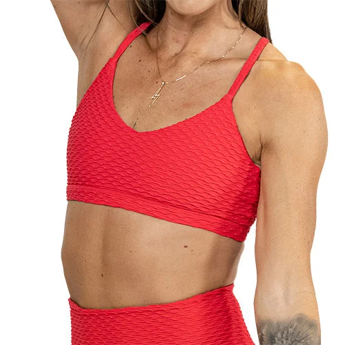 Sports bra for everyday wear -Move Free Bra | Athlete Armor | Watermelon