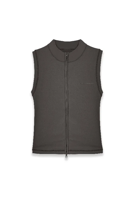 Sports top for gym goals -Active Dual Zip Top in Moose