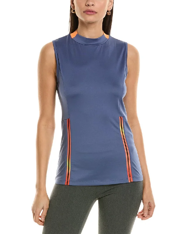 Sports top with fun straps -Callaway Chroma Stripe Mesh Trim Top