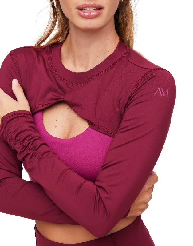 Sports top with cool straps -Lotus Women's Active Shrug