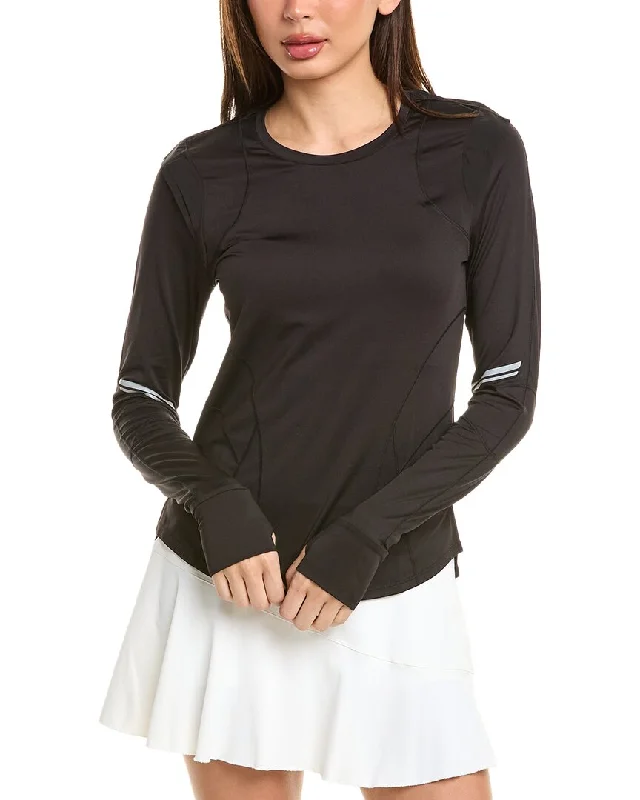 Cropped sports top for yoga -Lucky in Love Swoop Top