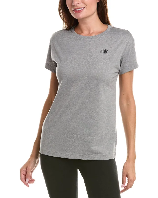 Sports top with bold straps -New Balance Relentless Crew Top