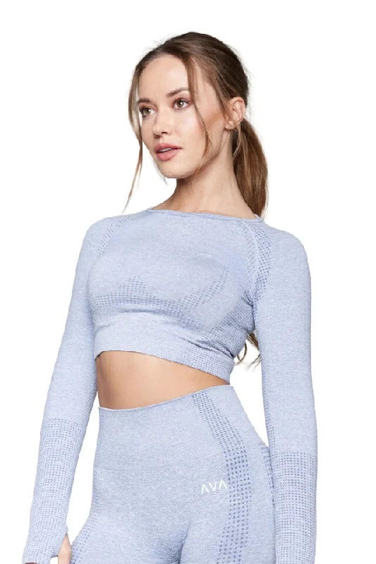 Sports top for running trails -Skin Crop Top