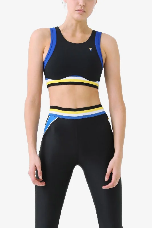 Sports top with logo print -The Big Ticket Crop