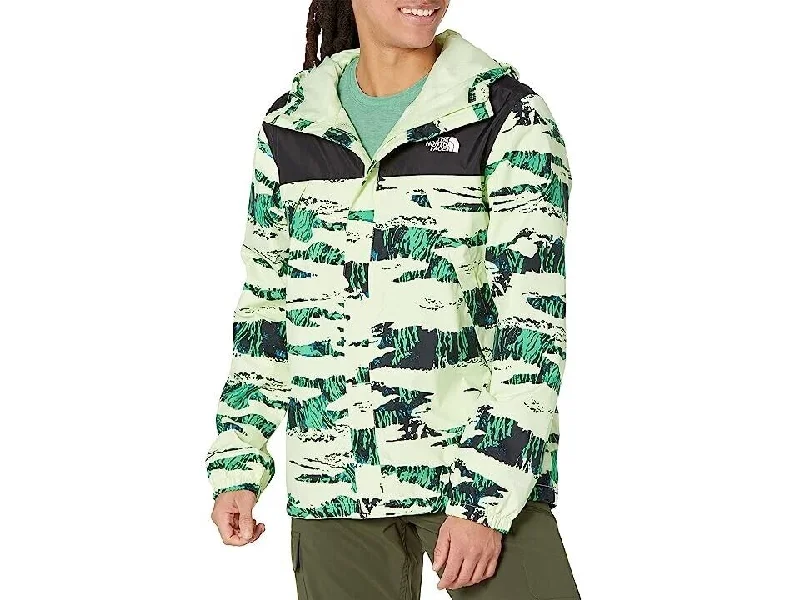 Sports top with cool print -The North Face NFOA7QEYIRL Antora Jacket Women Size 2XL Green Long Sleeve CLO109