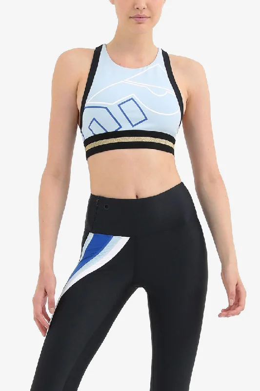 Sports top with sleek fit -The Volley Crop