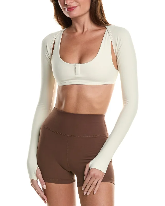 Sports top with trendy fit -WeWoreWhat Dancer Sleeve Top