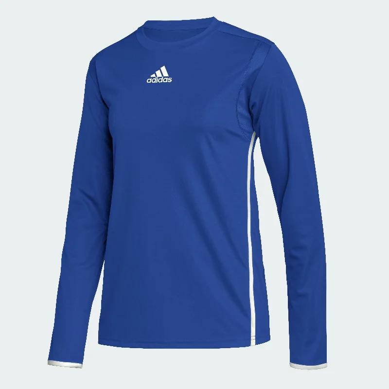 Sports top with trendy straps -Women's adidas Team Issue Long Sleeve Jersey