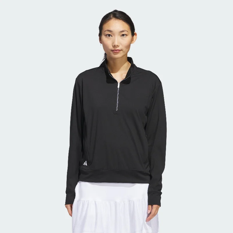 Sports top for warm weather -Women's adidas Ultimate365 Half-Zip Layering Top