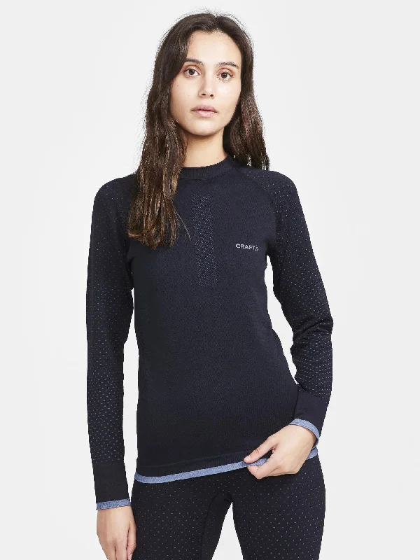 Sports top with smooth design -WOMENS ADV WARM INTENSITY LONG SLEEVE